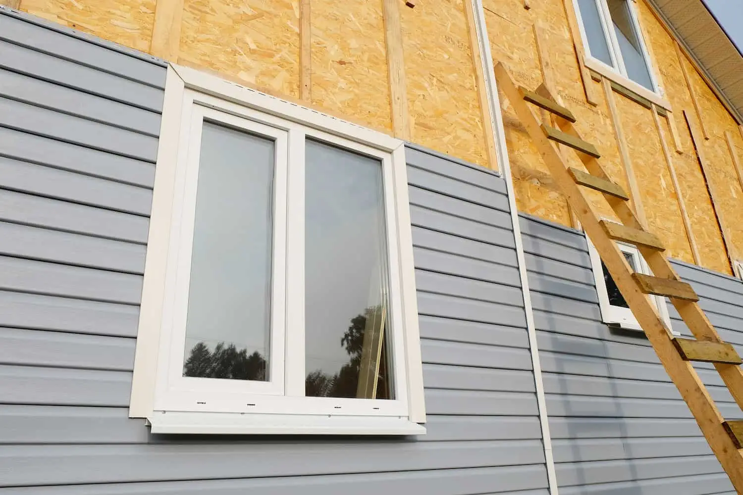 installing siding halfway