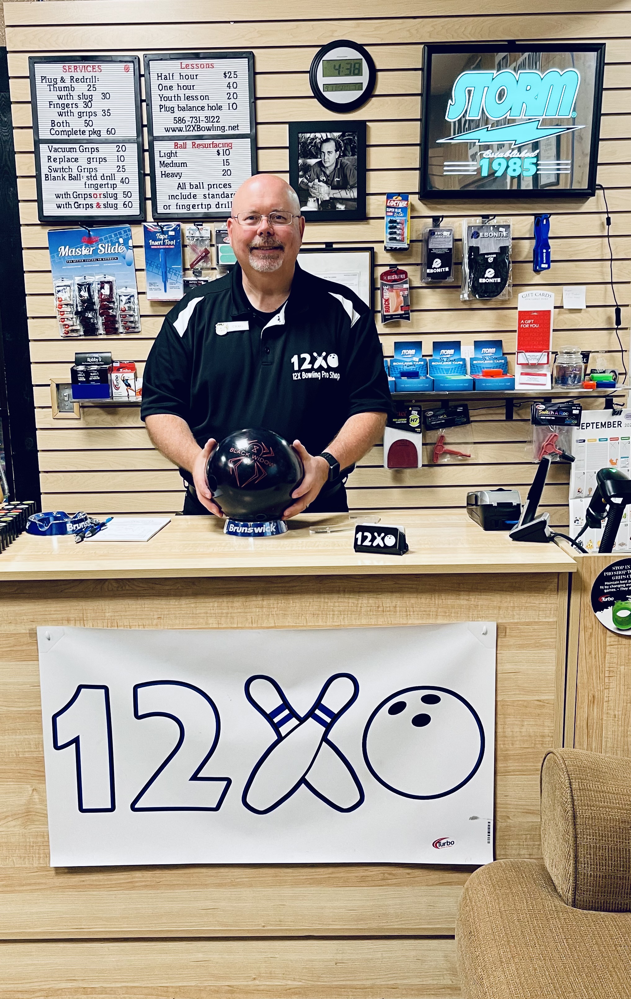 Craig is the owner of 12X Bowling Pro Shop, located inside Shelby Lanes in Shelby Township, MI.
