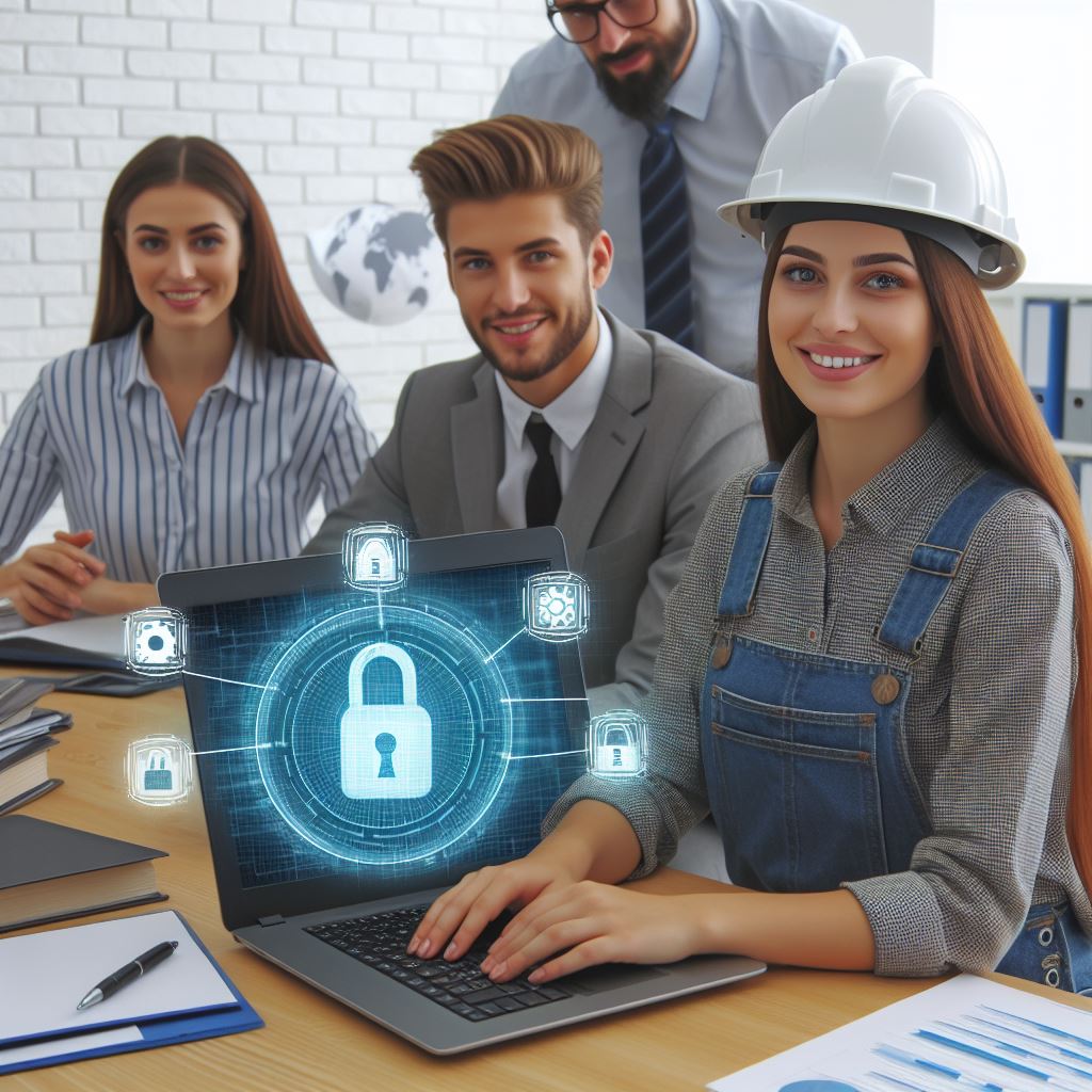 Residential builder employees receiving proper cybersecurity training