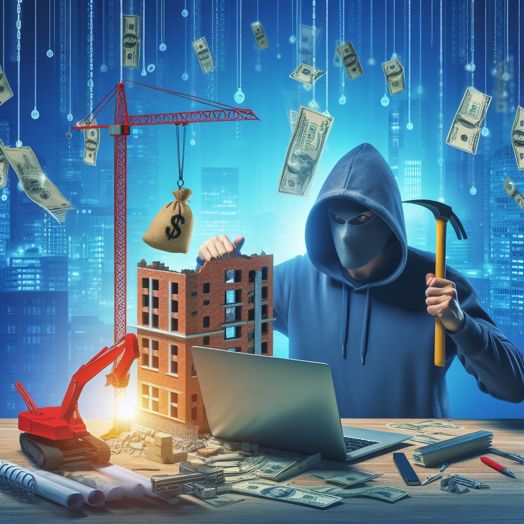 Construction company losing money due to a hacker Construction company losing money due to a hacker