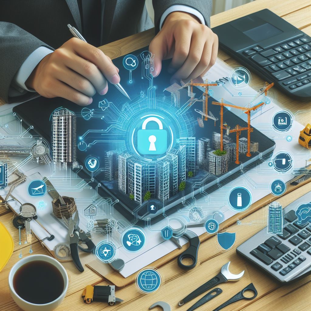 Picture showing a secure network infrastructure for a residential builder Picture showing a secure network infrastructure for a residential builder