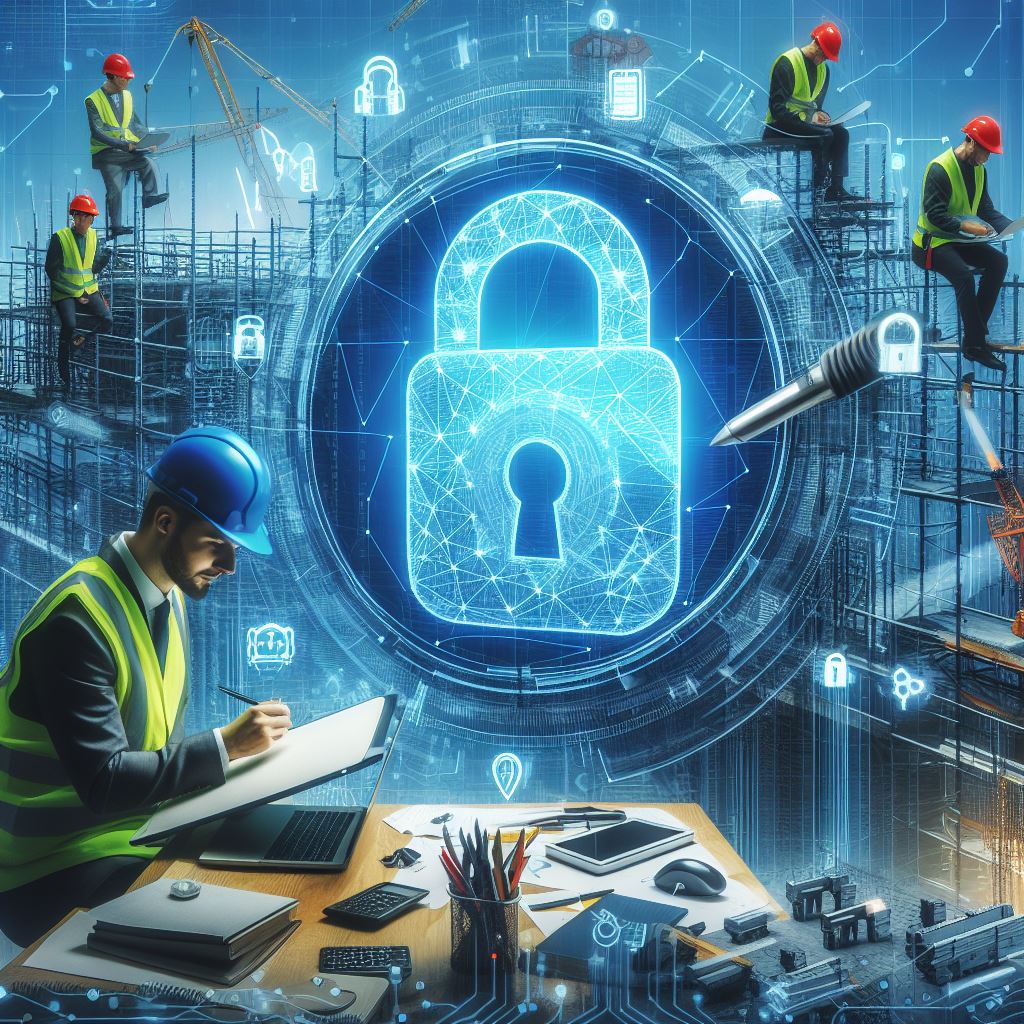 Picture showing a secure remote access solution for a construction company remote worker Picture showing a secure remote access solution for a construction company remote worker