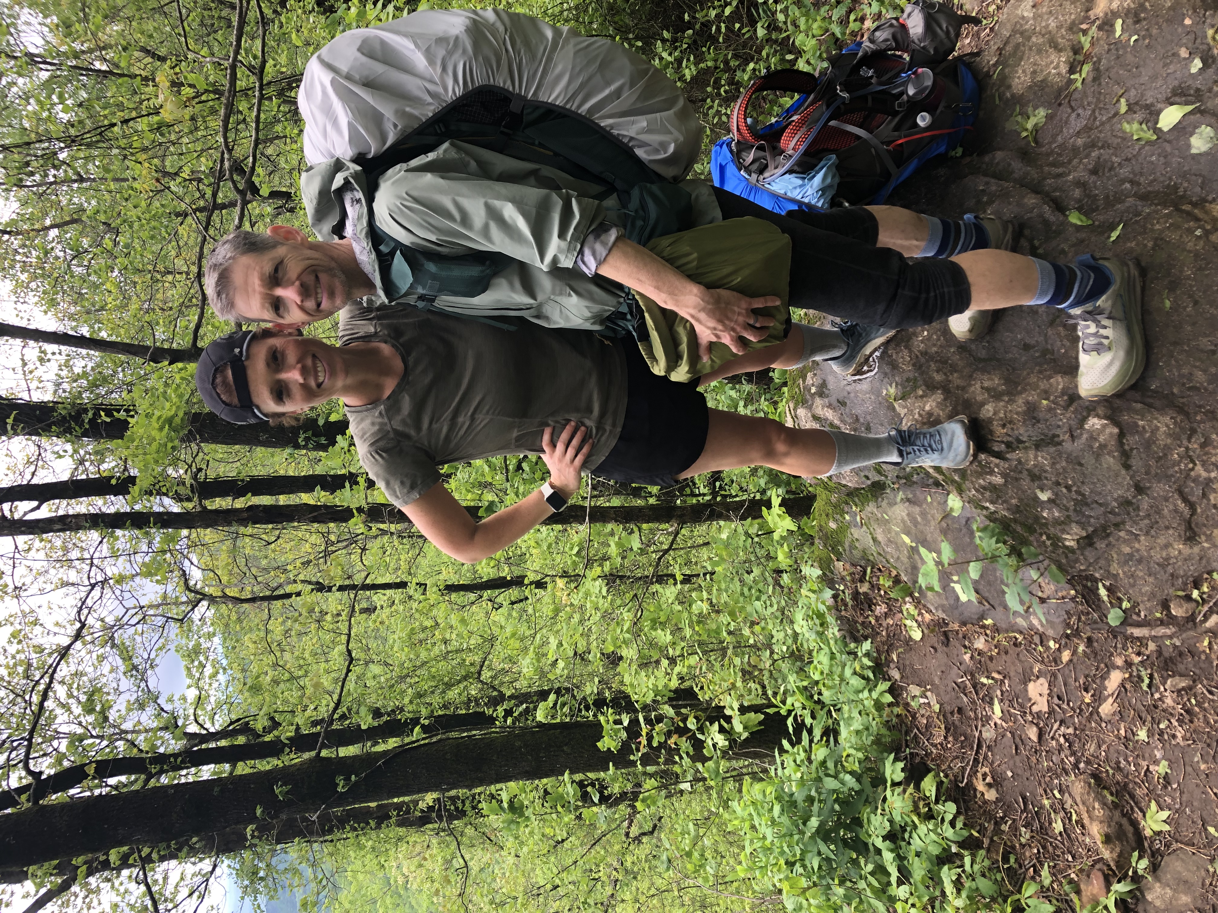 Chiropractor Brandt Adams with his wife hiking the Appalachian Trail Chiropractor Brandt Adams with his wife hiking the Appalachian Trail