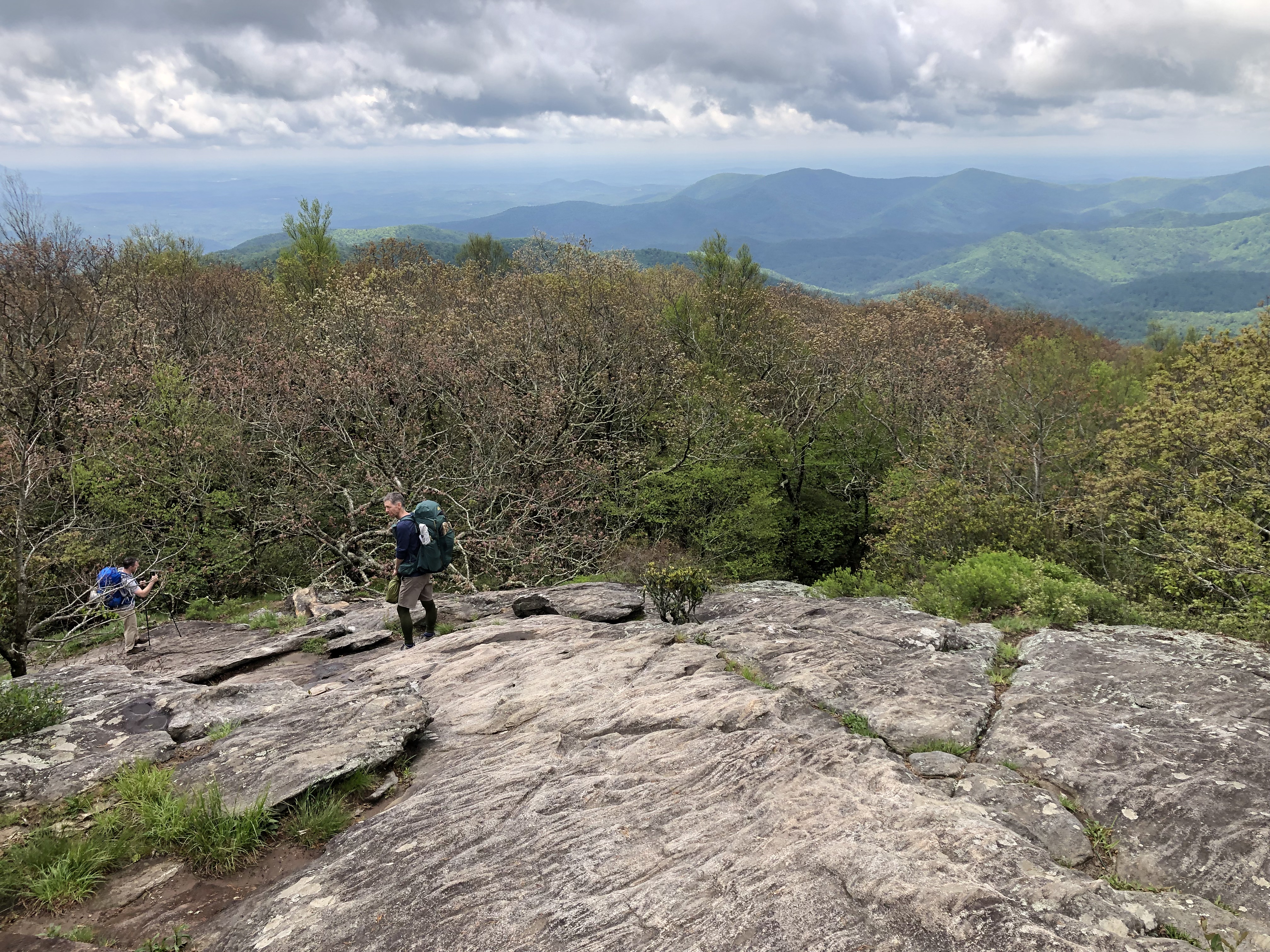 Chiropractor Brandt Adams and friend at the top of Blood Mountain Chiropractor Brandt Adams and friend at the top of Blood Mountain