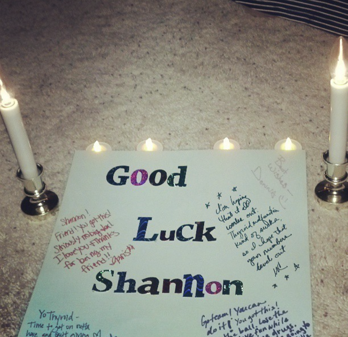 farewell to thyroid festivities  