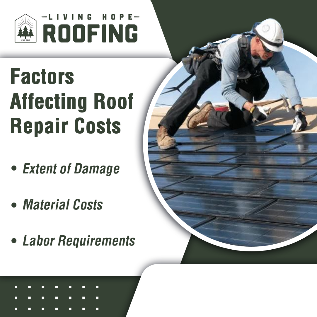 Factors affecting roof repair costs Factors affecting roof repair costs