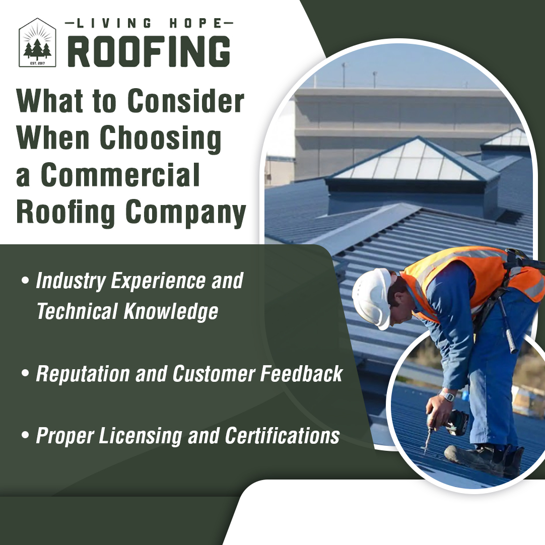 What to consider when choosing a commercial roofing company What to consider when choosing a commercial roofing company