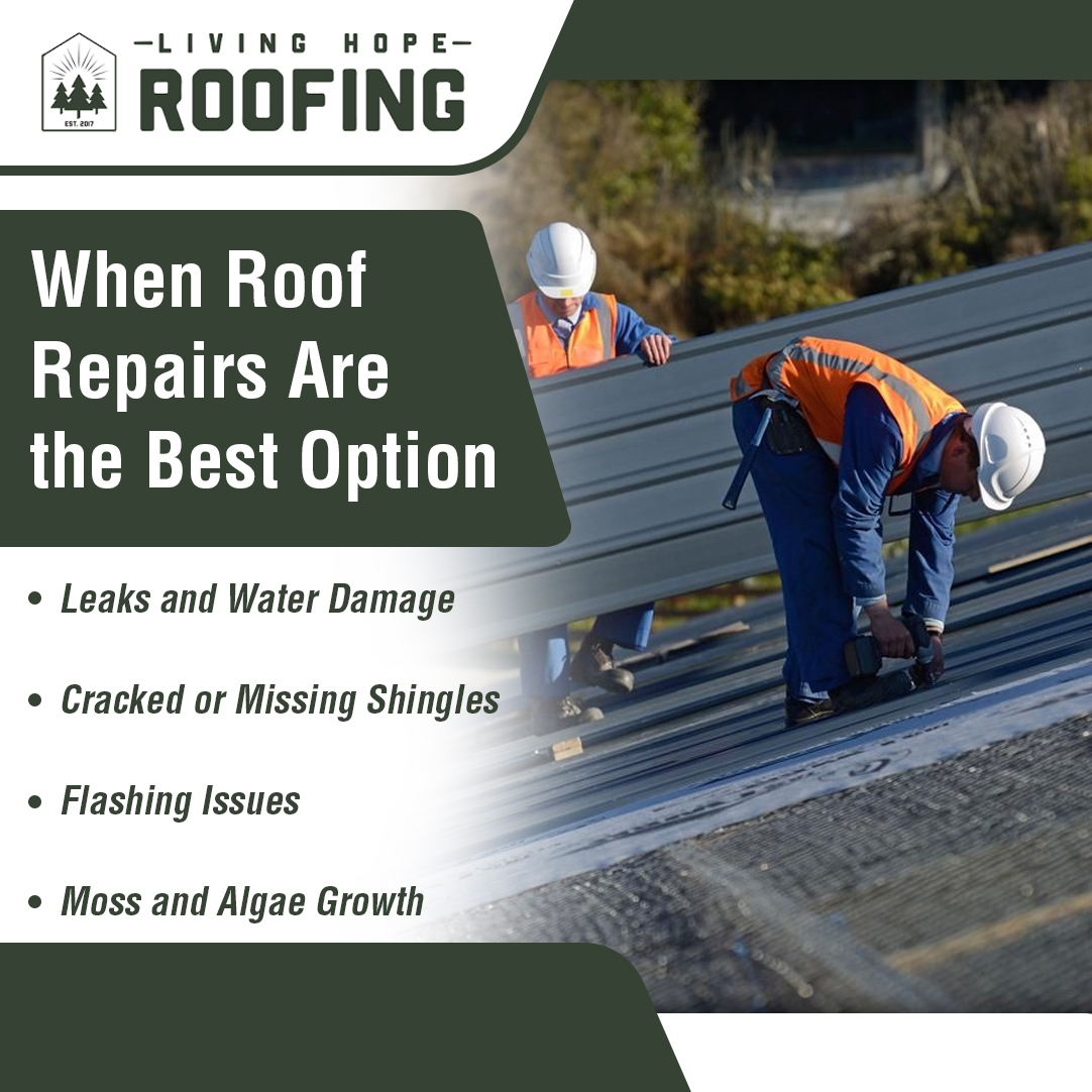 When roof repairs are the best option When roof repairs are the best option