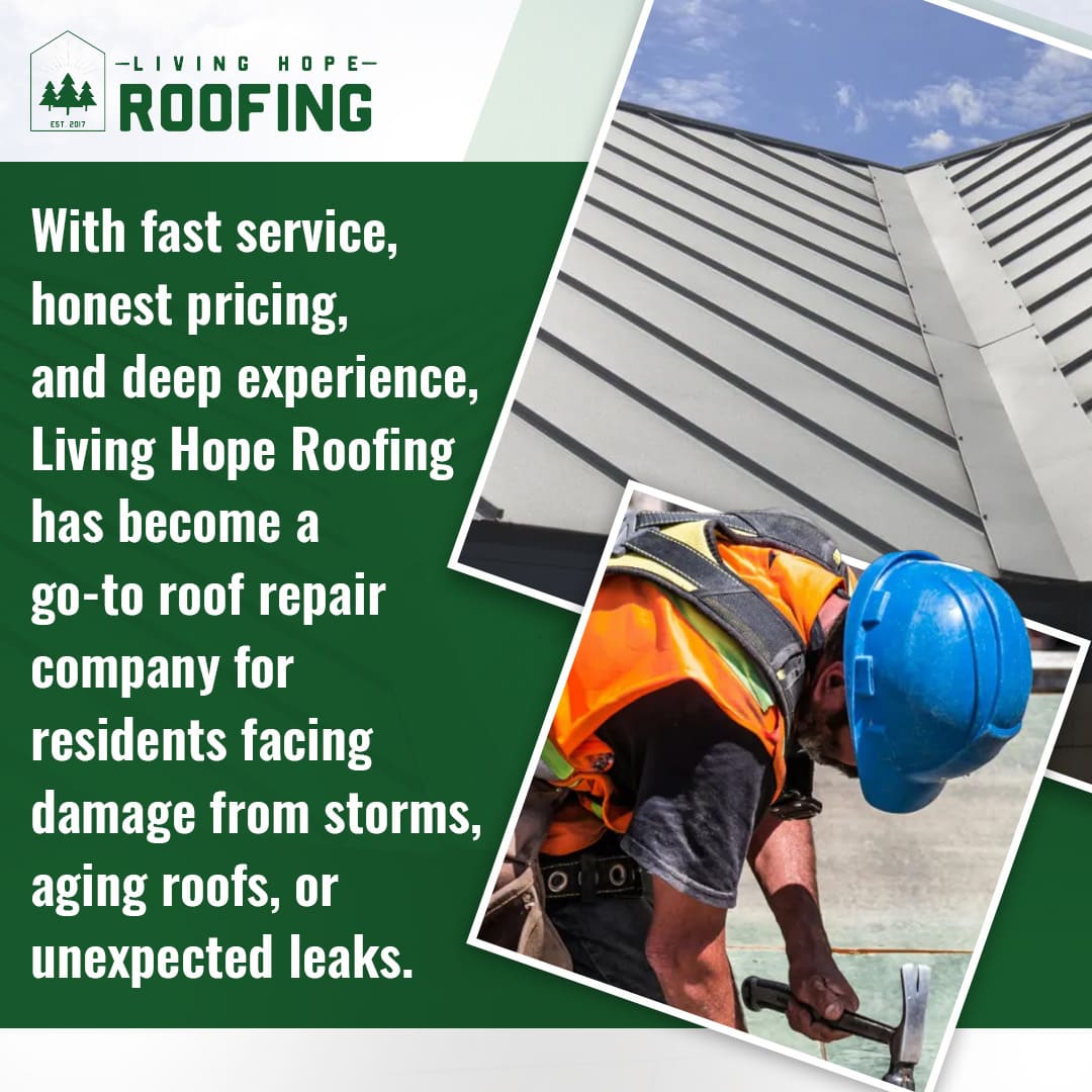Living Hope Roofing Responds to Emergency Roofing Calls