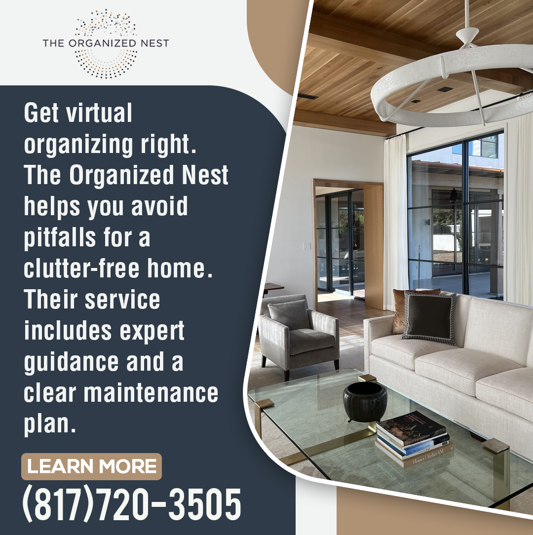 The Organized Nest helps you create a clutter-free home. C
