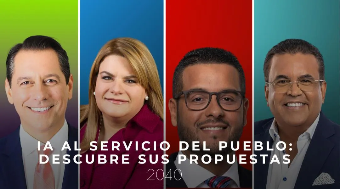 Inteligencia Artificial, IA, Puerto Rico, elecciones, política, democracia, participación ciudadana, 2040 LLC, información electoral