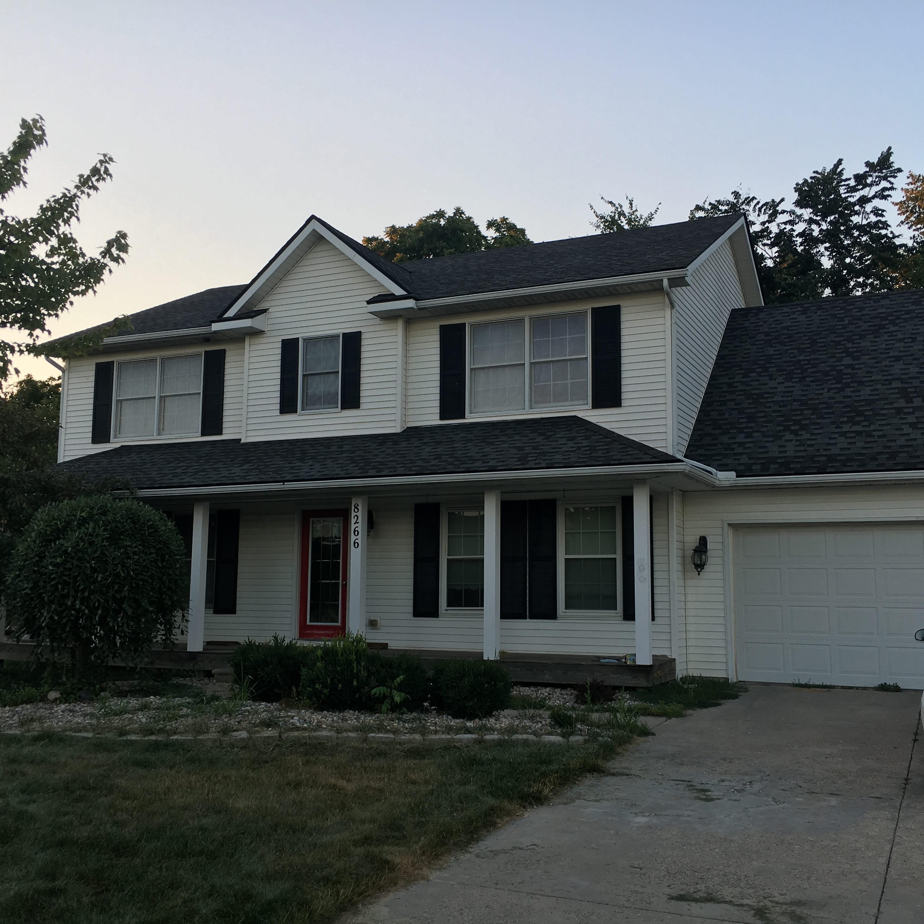 Asphalt roofing job well done