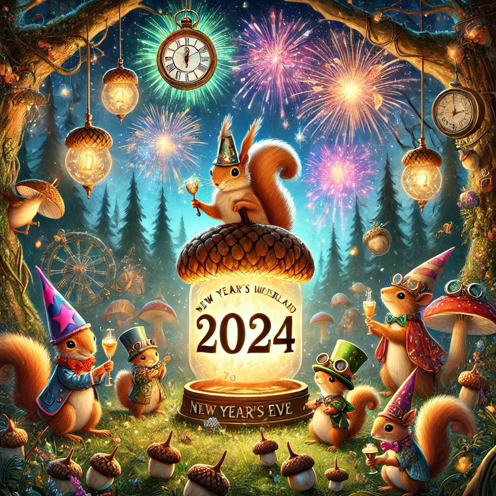 Squirrels in Wonderland New Year's Eve 2024 Squirrels in Wonderland New Year's Eve 2024