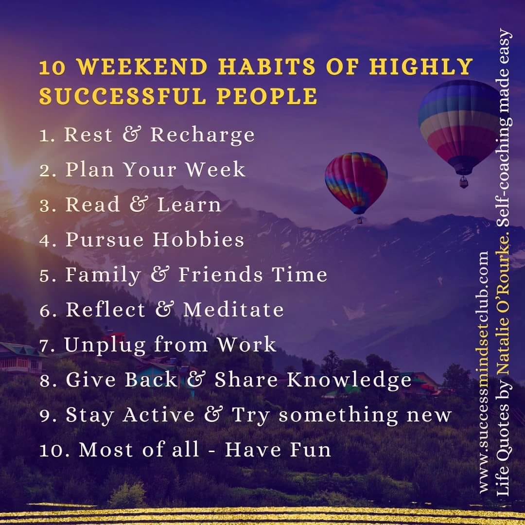 weekend tips