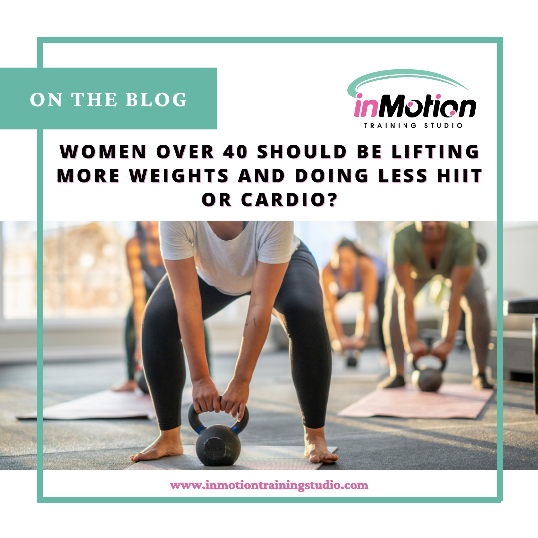 women over 40 should be lifting weights and doing less HIIT