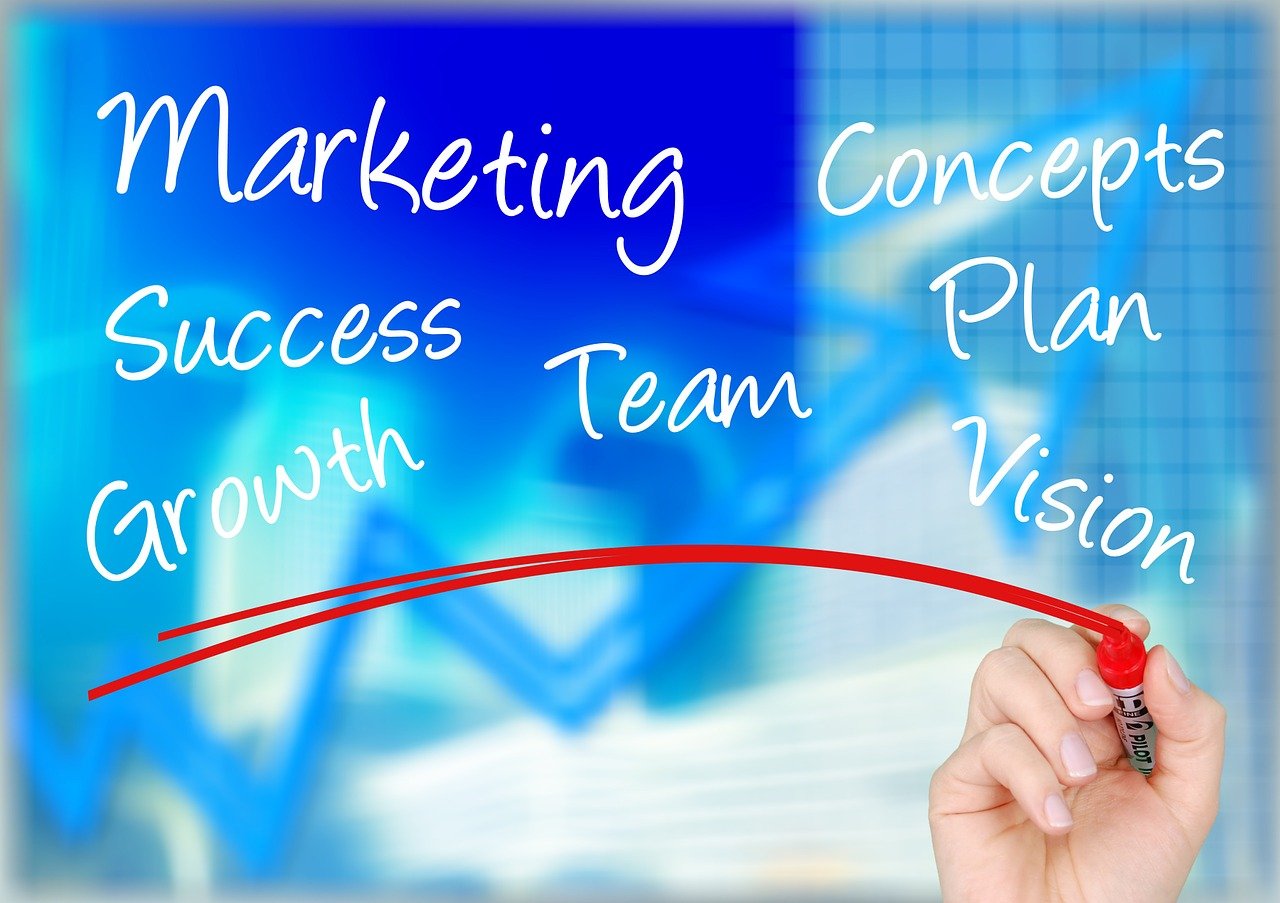A diverse team collaborating on marketing strategies, symbolizing success and teamwork in a professional environment. A diverse team collaborating on marketing strategies, symbolizing success and teamwork in a professional environment.