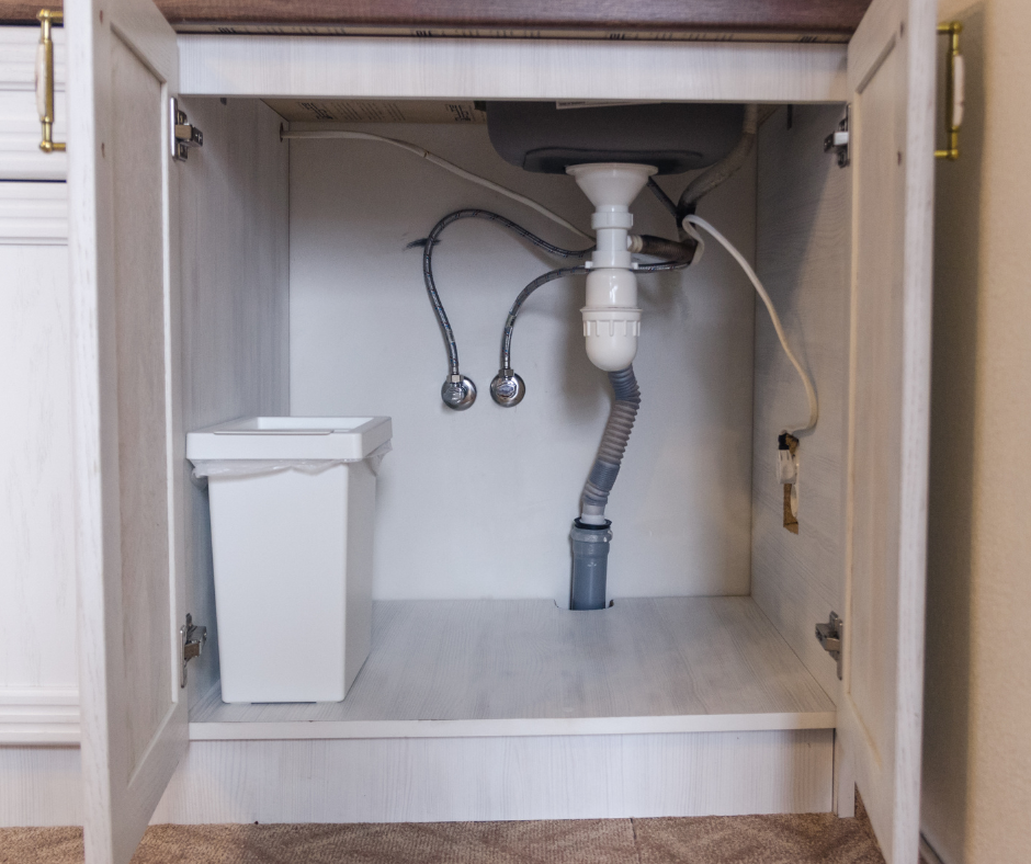 Let warm air circulate around your plumbing by opening cabinet doors Let warm air circulate around your plumbing by opening cabinet doors