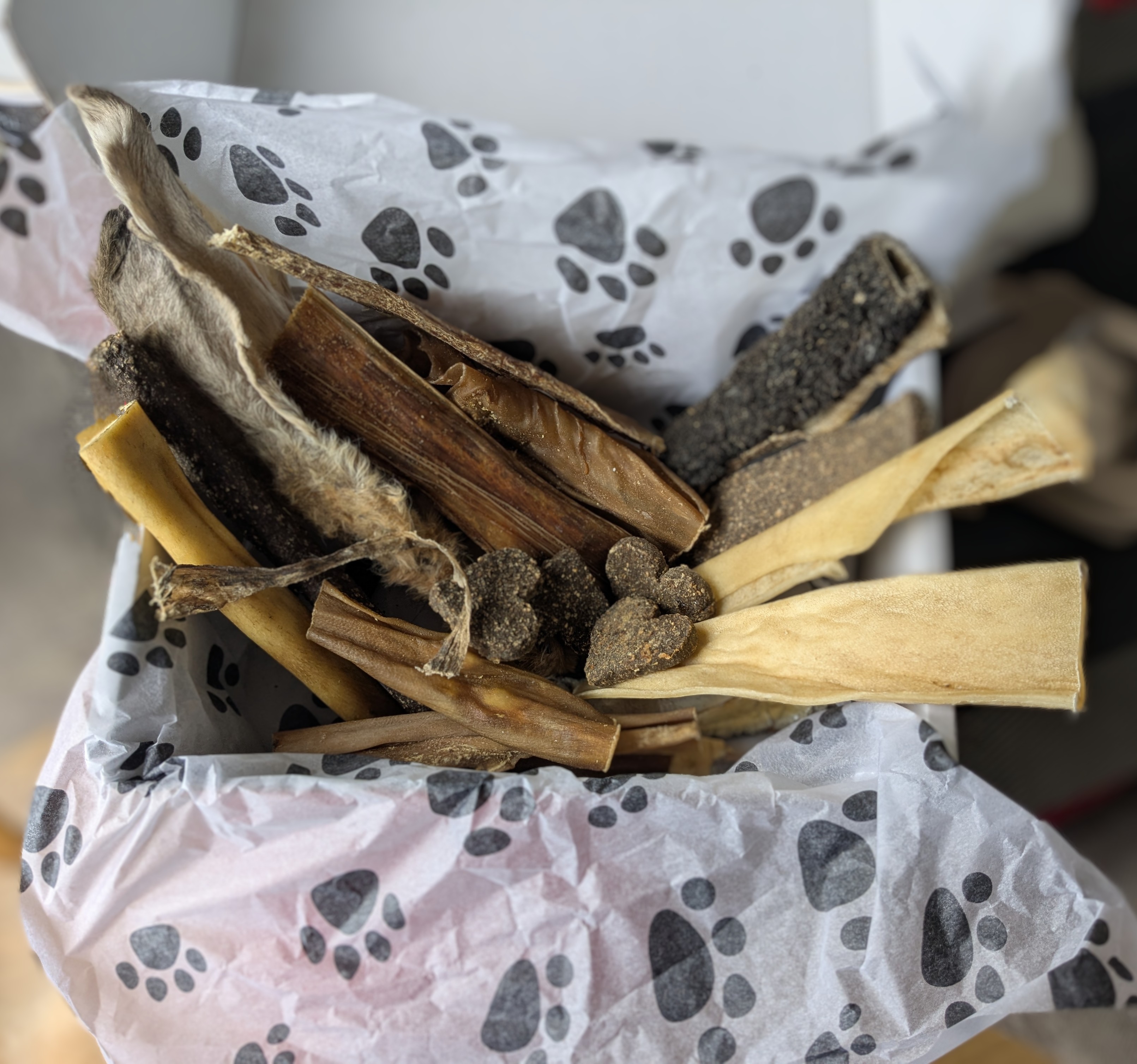 Dog chew box