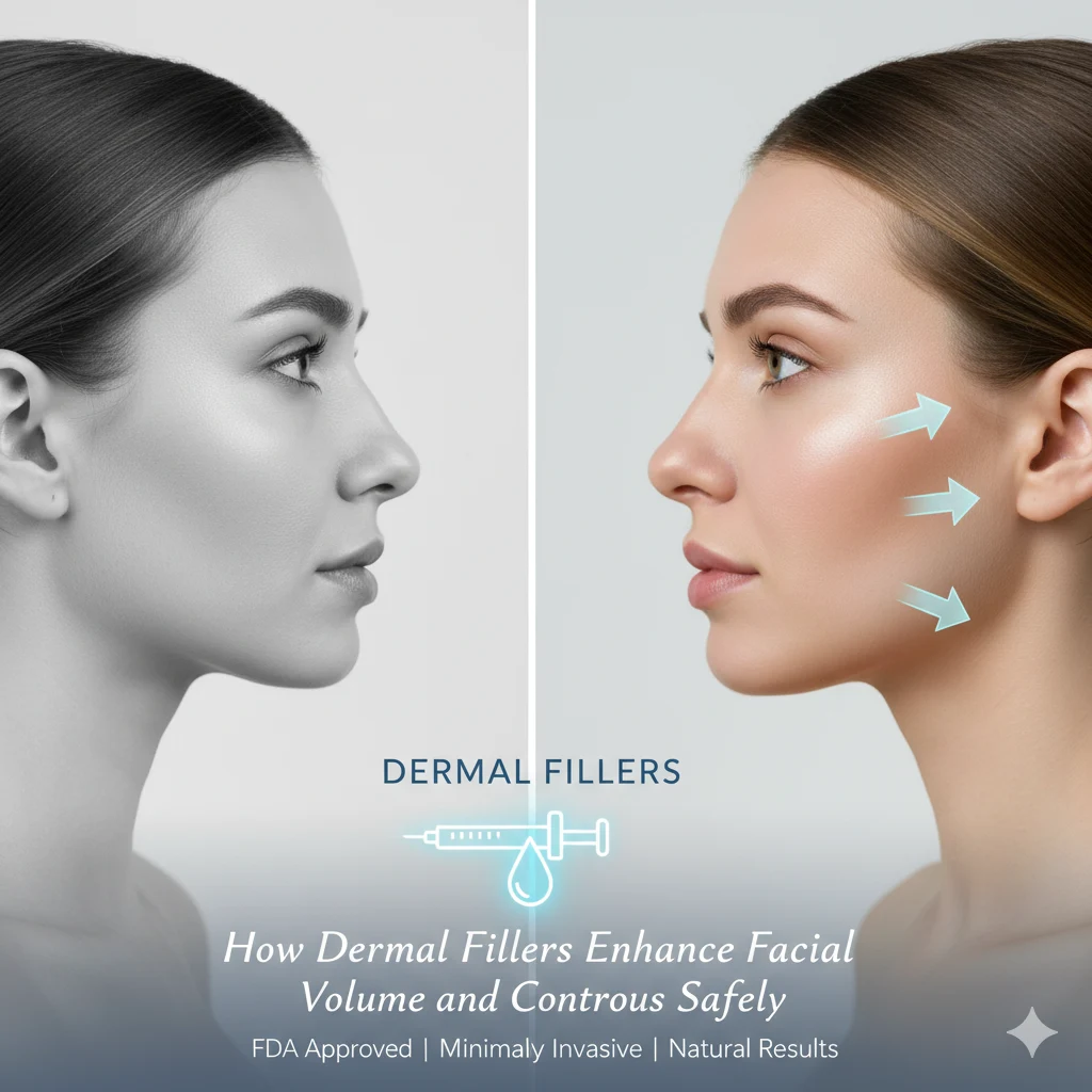 Explore how dermal fillers safely improve facial volume and contours, helping you achieve a smooth, youthful appearance with expert care.