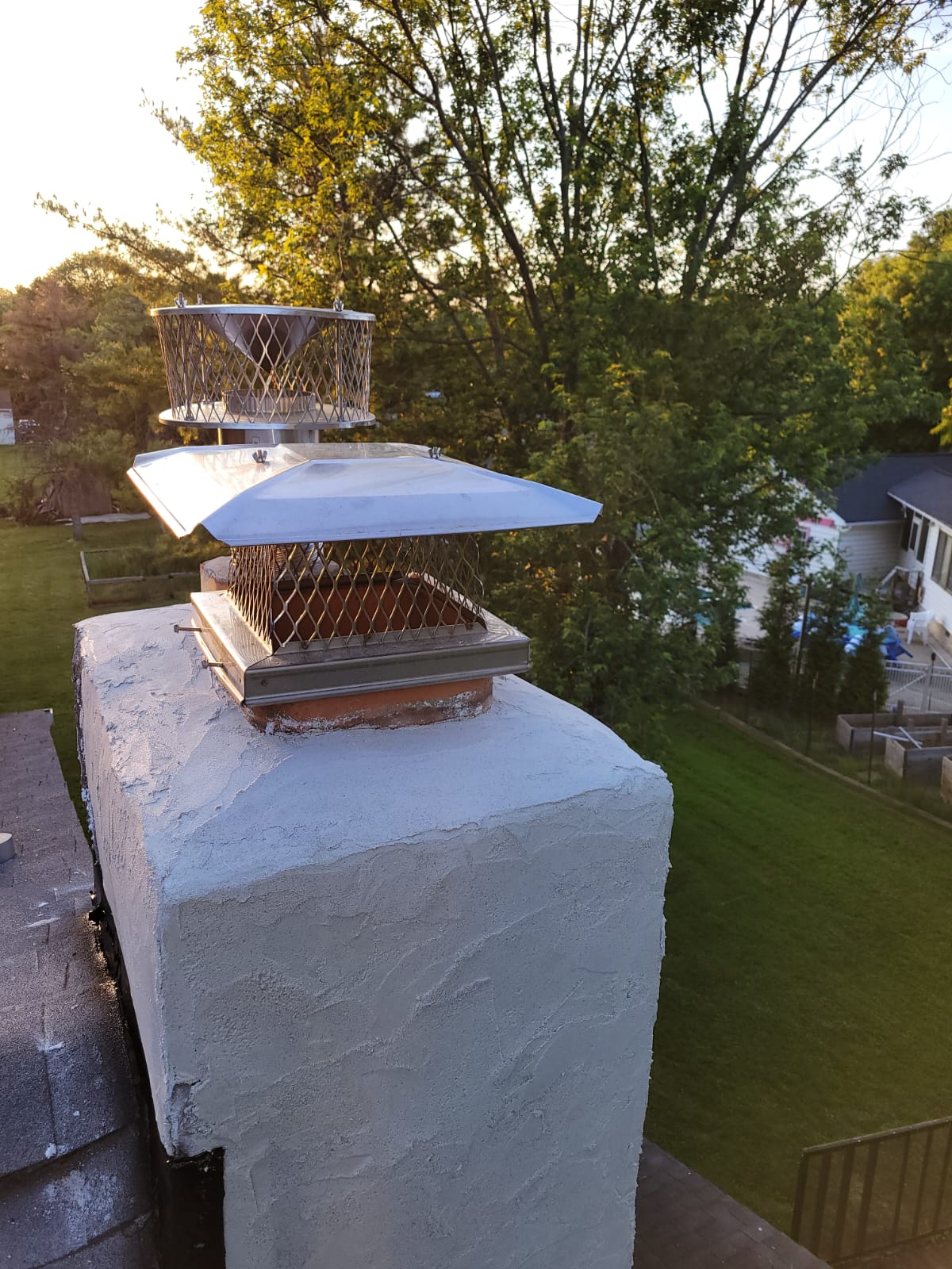 FantaskTeam chimney repair work on a residential property in Orlando, Florida