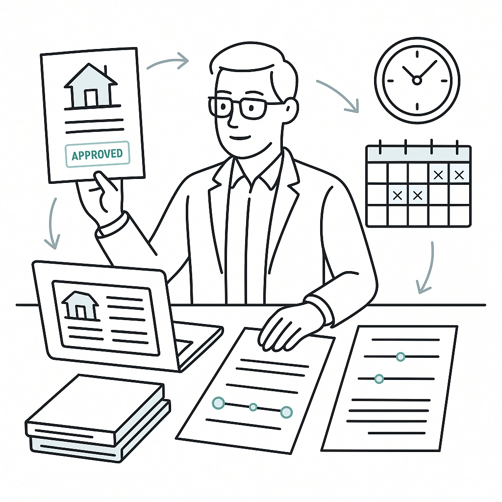 real estate getting approved for funding