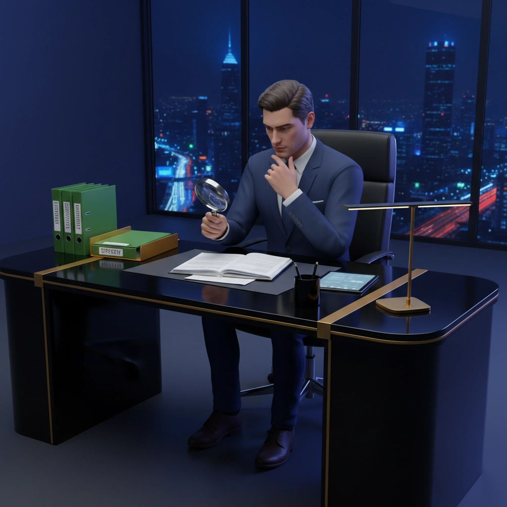 man at desk doing research man at desk doing research