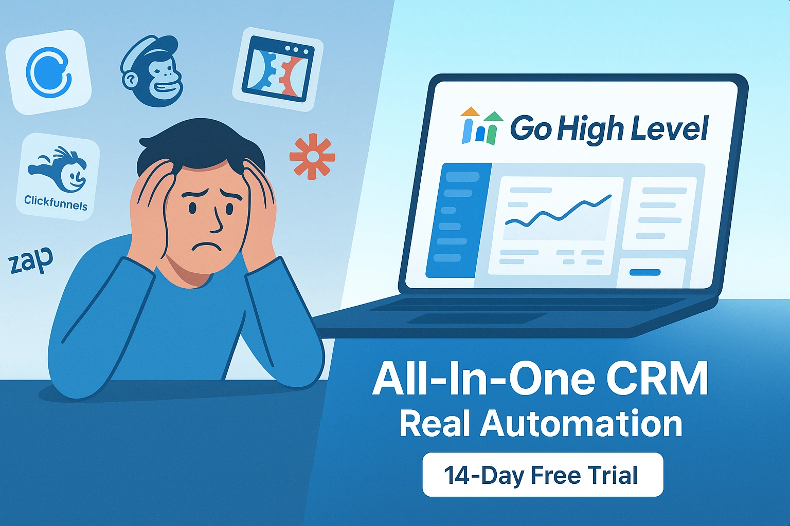 Go High Level All in one CRM automation platform for small businesses - 14 day free trial