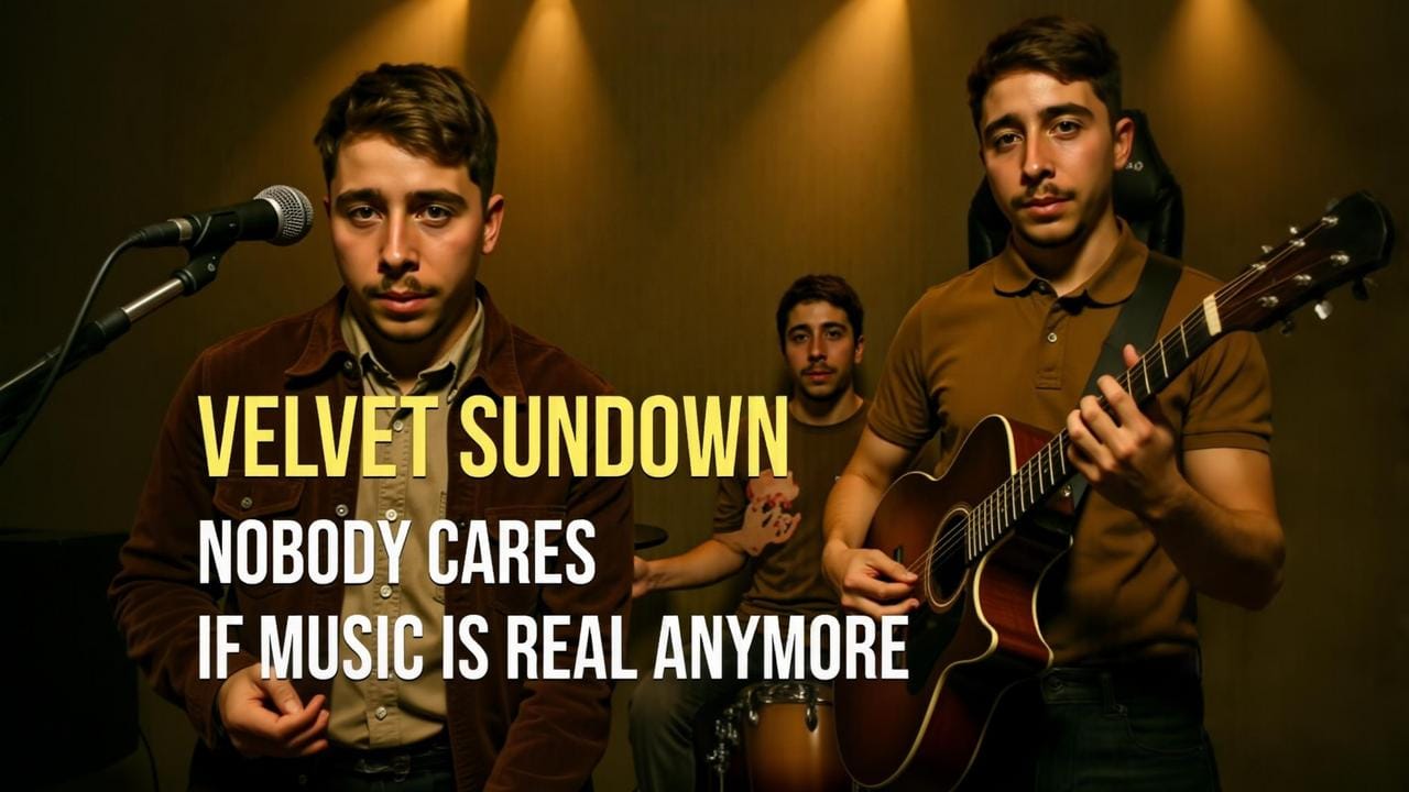 The Velvet Sundown Nobody Cares if music is real anymore The Velvet Sundown Nobody Cares if music is real anymore