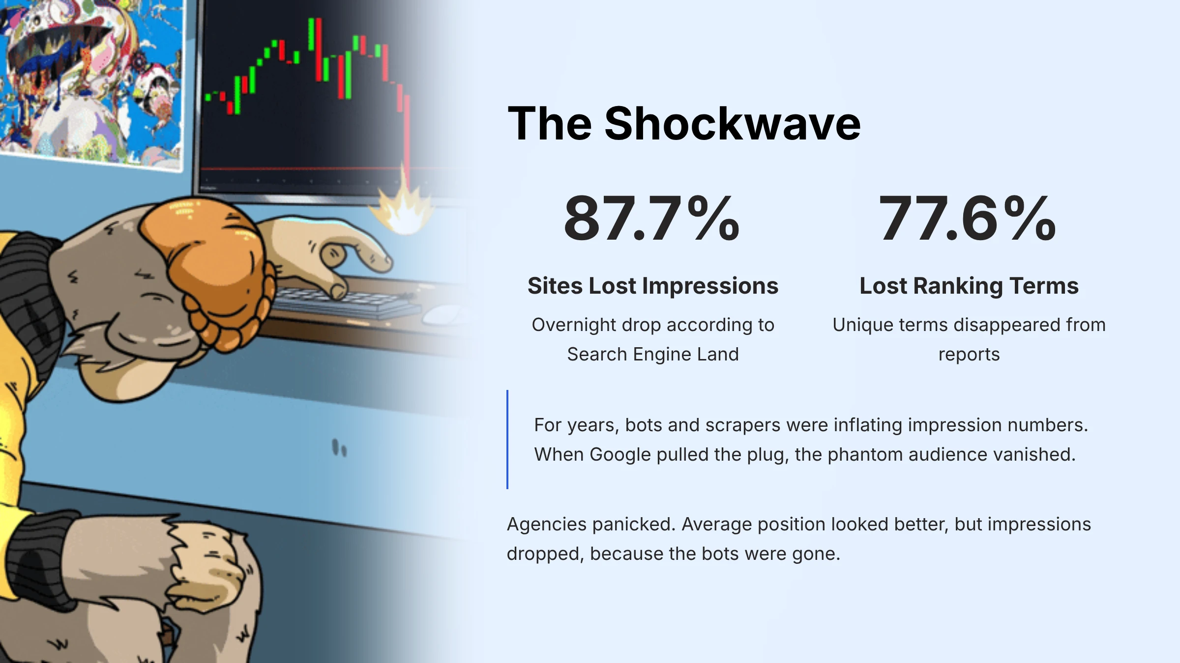 The shockwave of google change