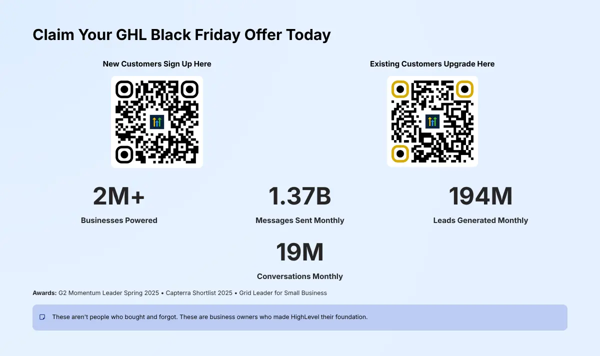 High Level Black Friday 2025 Offer