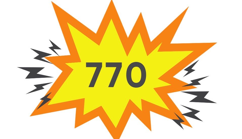 what impacts a 770 credit score