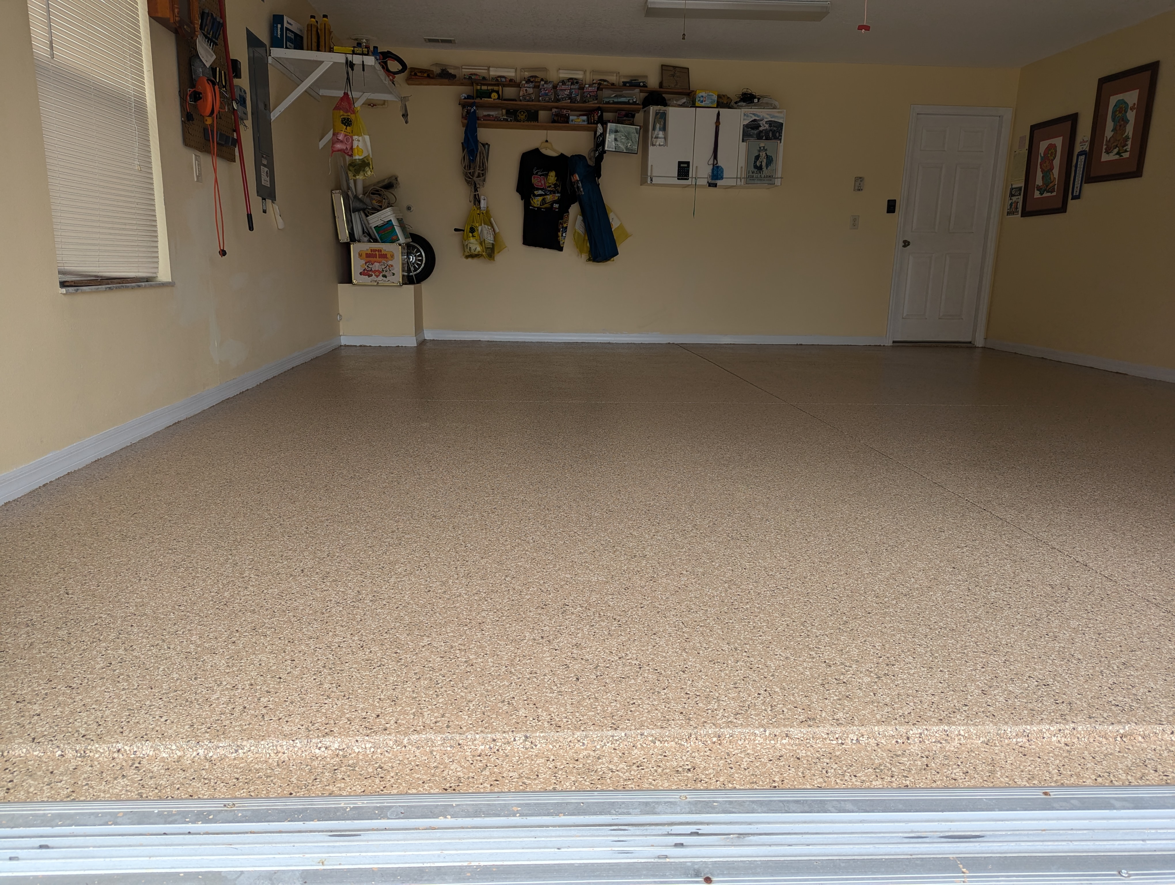 garage floor in ocala fl with flake epoxy flooring garage floor in ocala fl with flake epoxy flooring