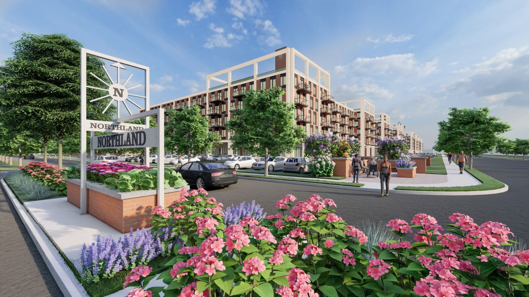Northland City Center 3d rendering