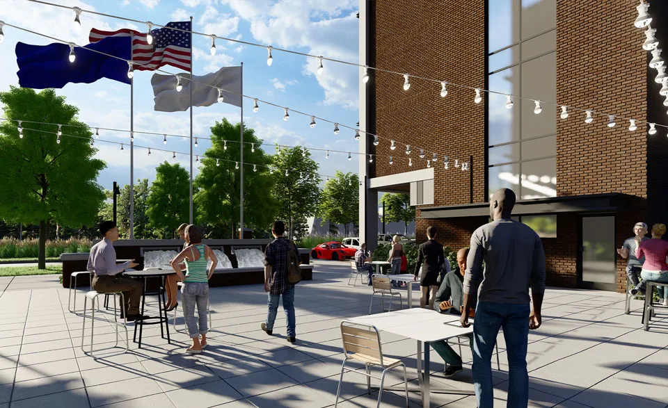 Northland City Center 3d rendering