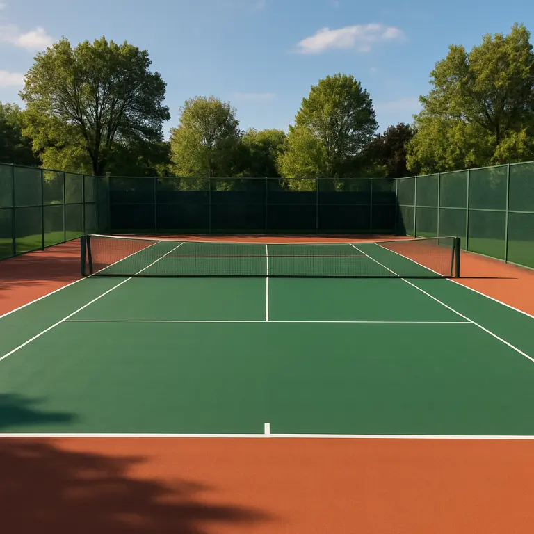 concept image of a pickleball court concept image of a pickleball court