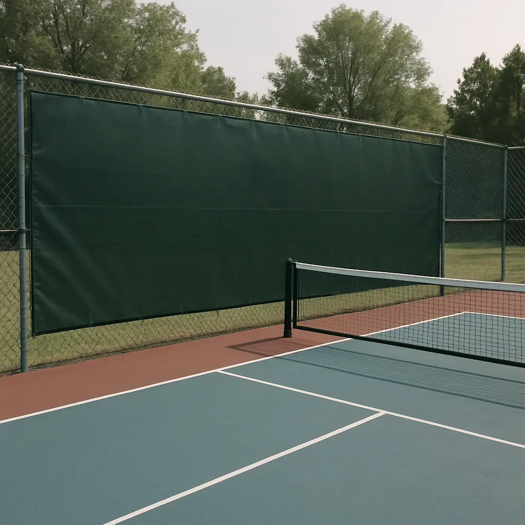 sample image of a pickleball court with a pickleball fence in arizona