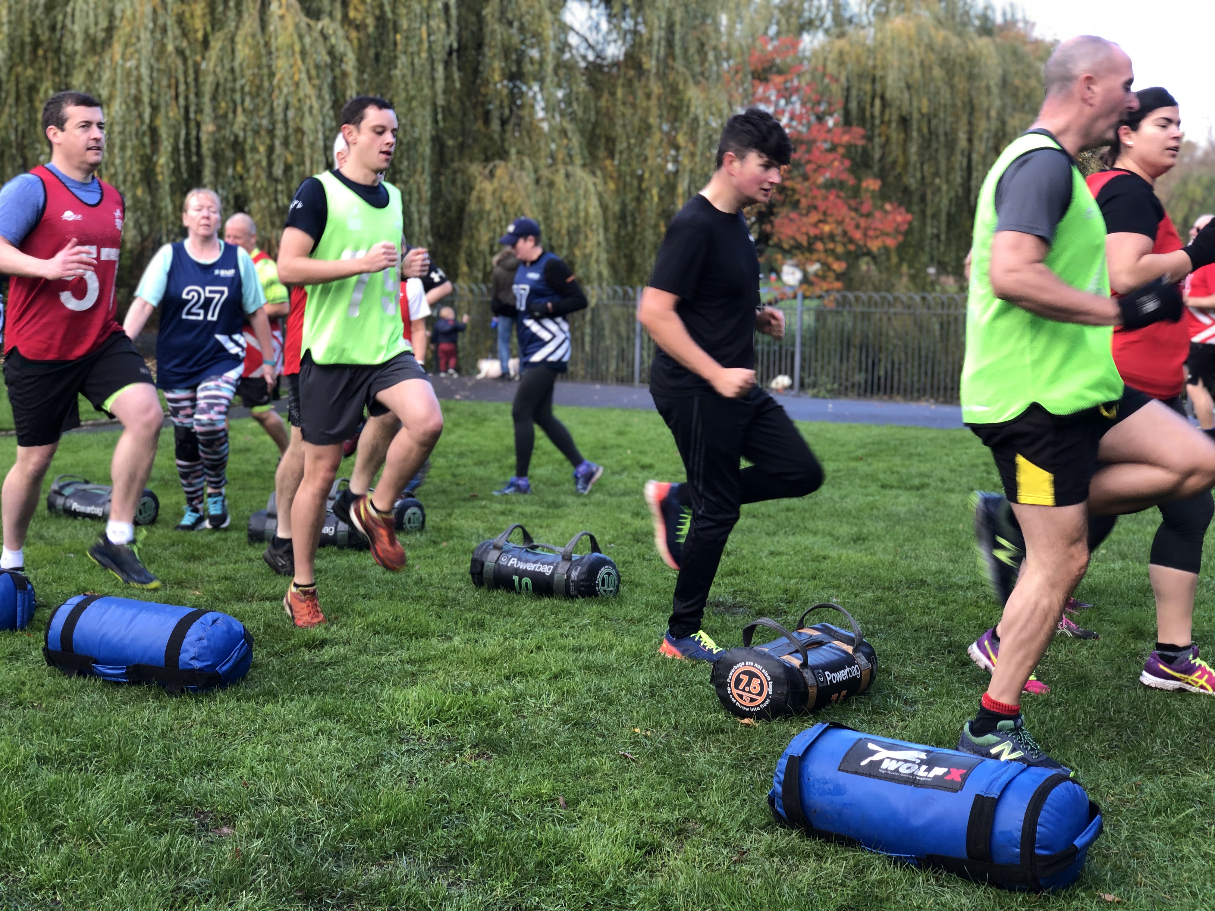 Outdoor bootcamp at Stamford Park Stalybridge Tameside