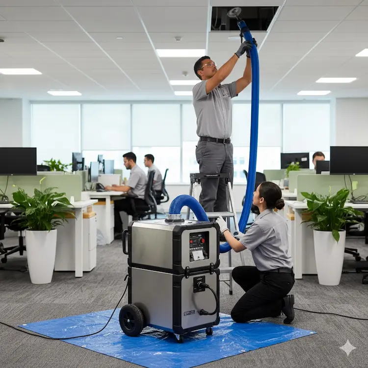 Commercial duct cleaning in Atlanta