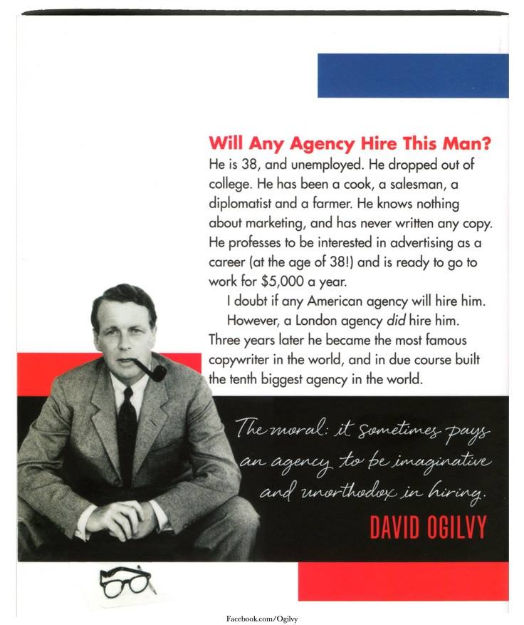 David Ogilvy's Timeless “Hire This Man” Ad