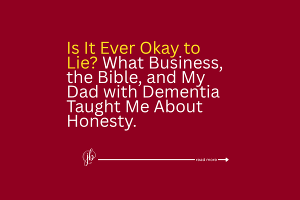 Is It Ever Okay to Lie?