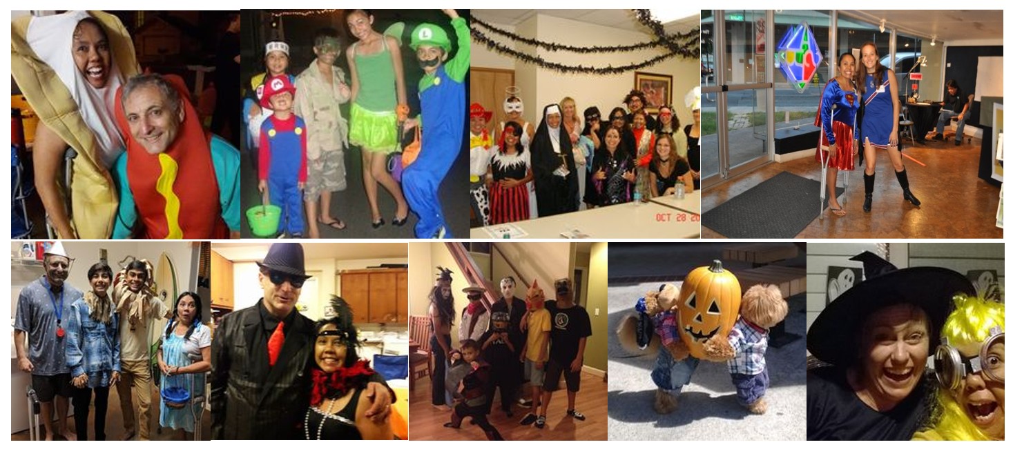  I love dressing up for Halloween and having Halloween parties