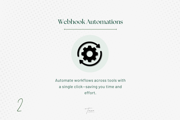 Graphic depicts introduction of webhook automations in Notion's latest update. Graphic depicts introduction of webhook automations in Notion's latest update.