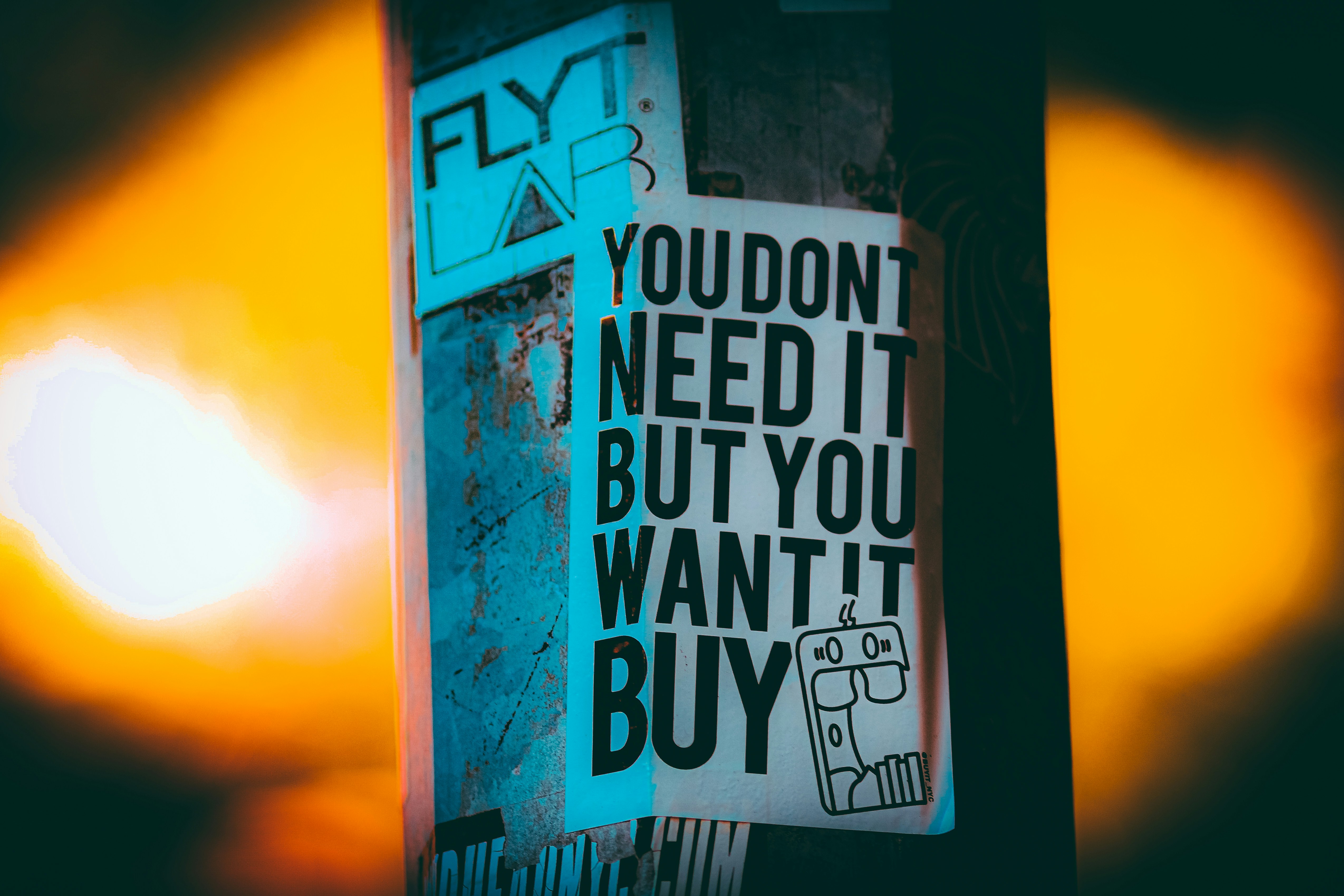 wants versus needs