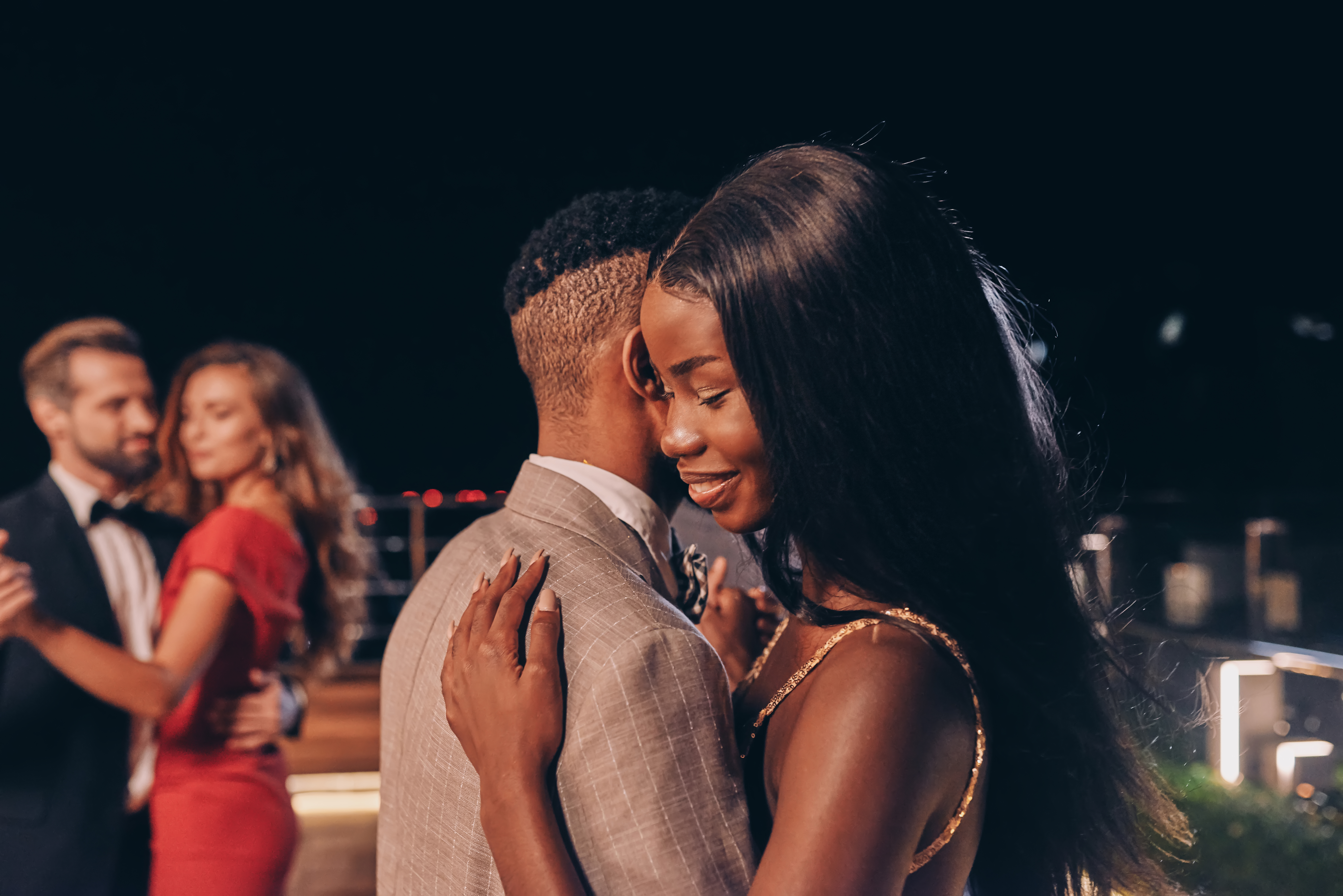 Stylish prom portrait