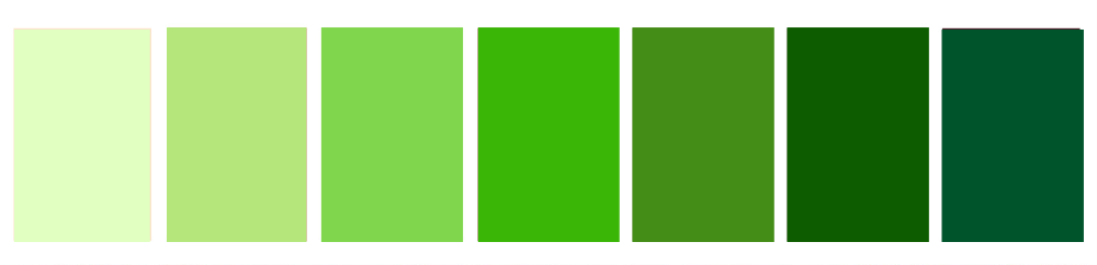 green palette