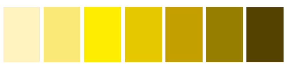 yellow palette