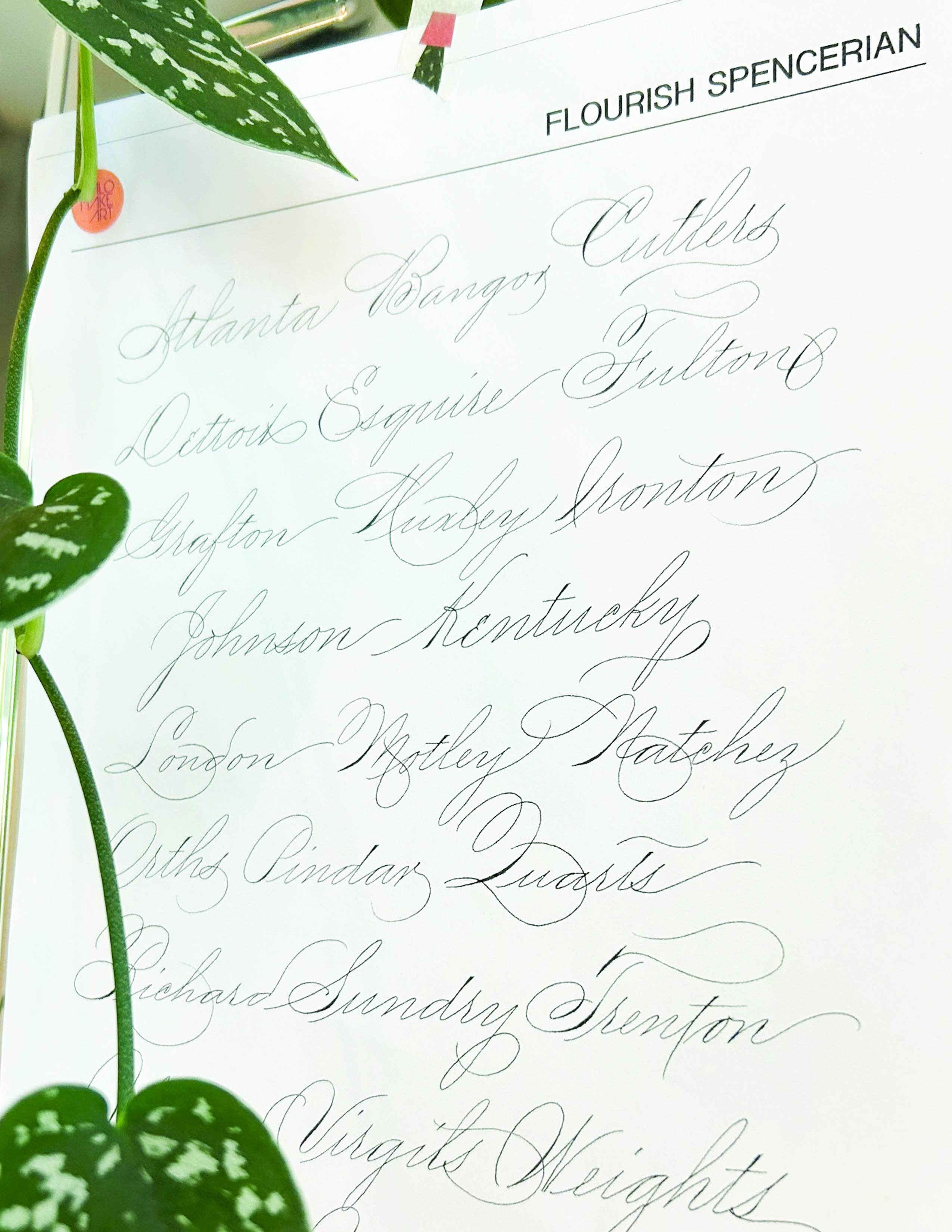 History Of Spencerian Script