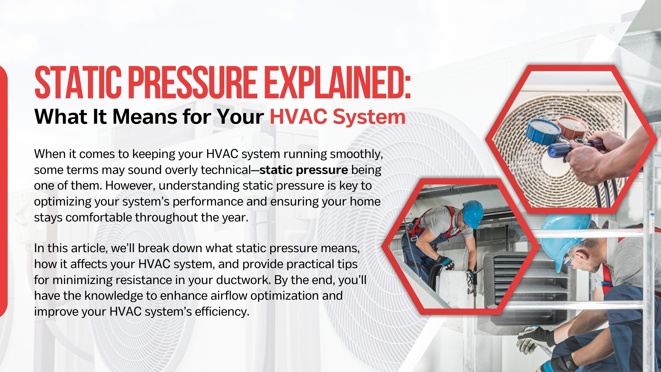 How Static Pressure Affects HVAC Performance