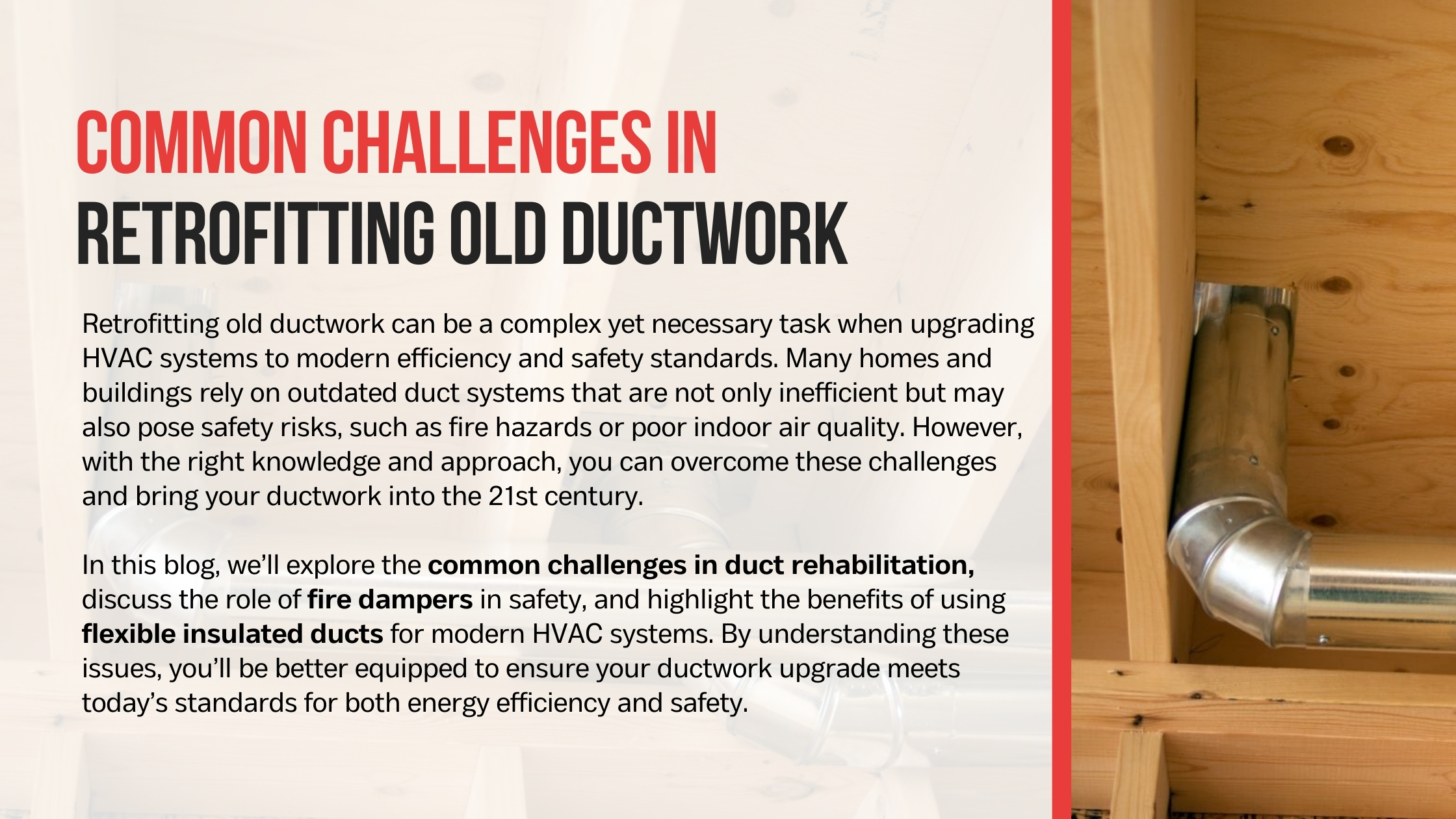 retrofitting old ductwork