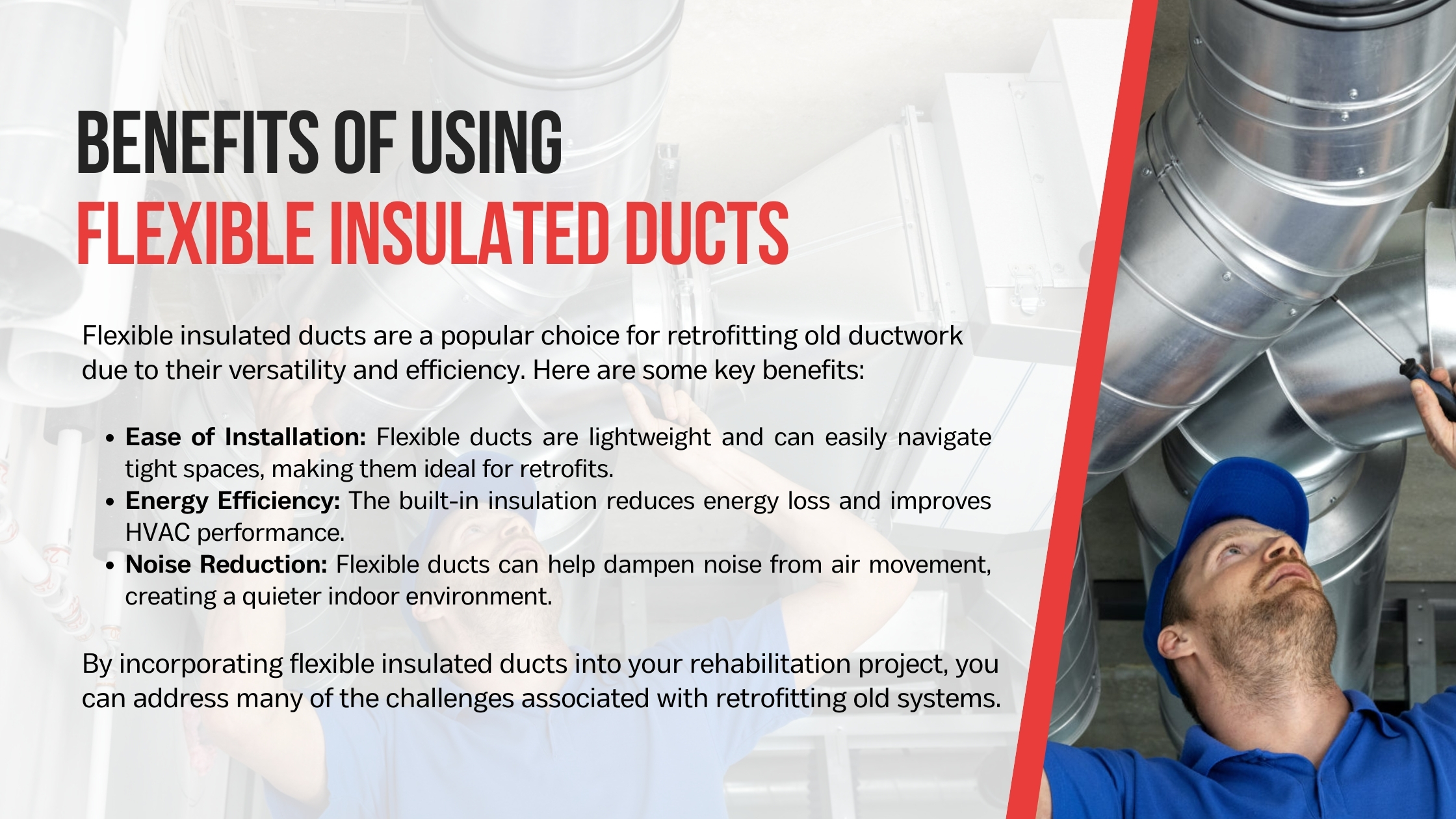 benefits of flexible ducts